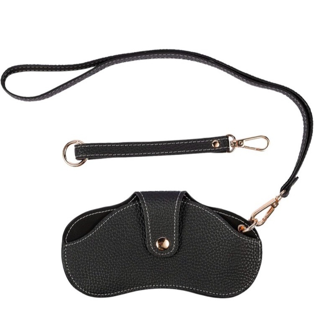 Soft Leather Sunglasses Bag Pouch Slim Glasses Case Holder
